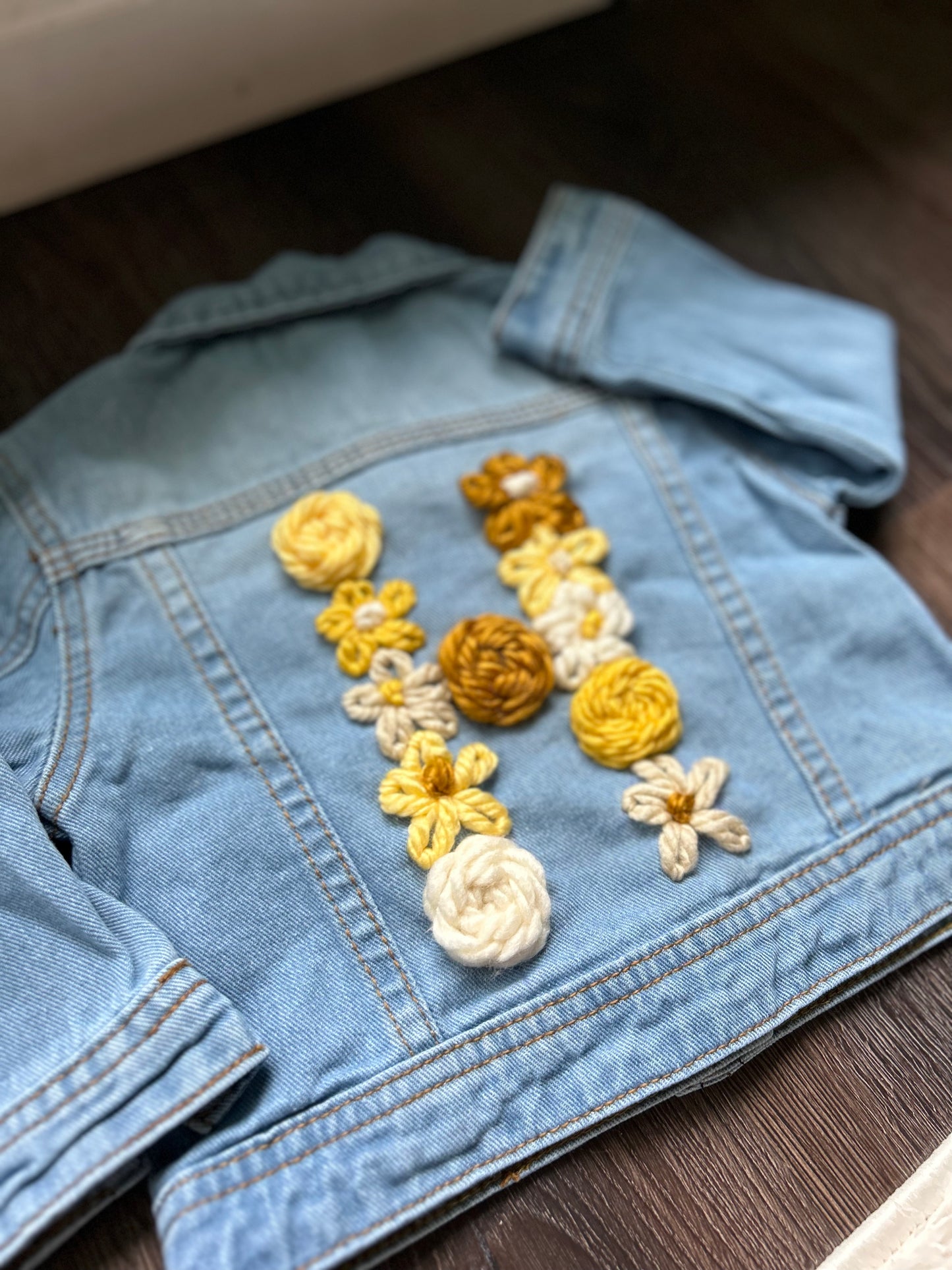 Single Letter Denim Jacket