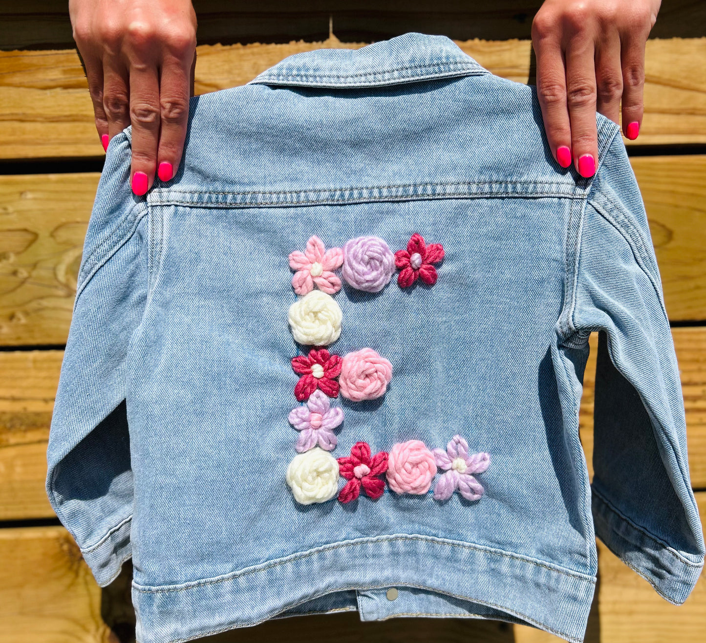 Single Letter Denim Jacket